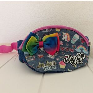Jo Jo Siwa Fanny Pack - Jo Jo's Mix Tape - Pink Blue Rainbow Unicorn